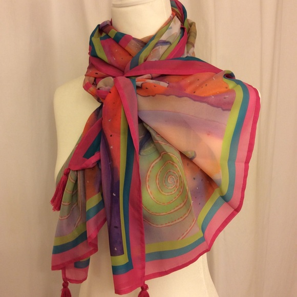 Art And Soul Accessories - ART & SOUL Beautiful Multicolor Wrap/Scarf